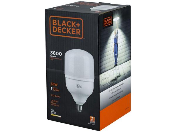 Lâmpada LED 35W 6500K Branca Black + Decker - T120