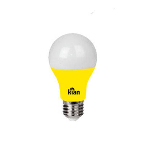 Lâmpada LED A60 Amarela 7W E-27 Bivolt 10659 - Kian