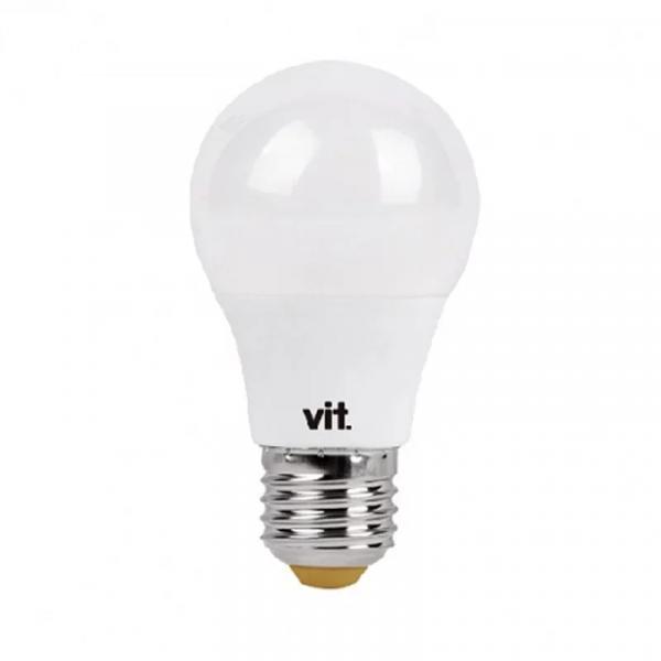 Lâmpada LED Bulbo 6W Luz Branca Bivolt VIT