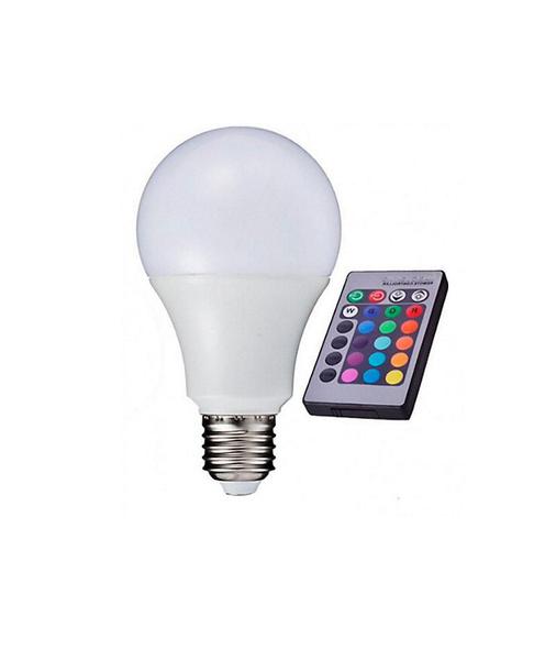 Lâmpada LED Bulbo RGB 3,5W com Controle Bivolt - Luminatti