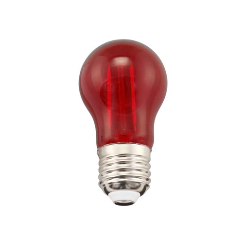 Tudo sobre 'Lâmpada LED de Filamento Bolinha Luz Vermelha 2W Xanlite Bivolt'