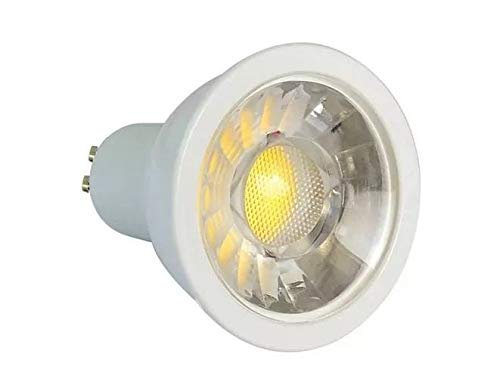 Lampada LED Dicroica 5w GU10 COB Bivolt Branco Quente 3000K