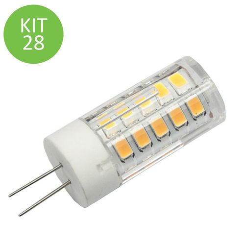 Lâmpada Led G4 Bipino 3.5w Branco Frio 110v Kit 28