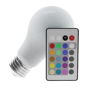 Lâmpada LED Luminatti Bulbo 3,5W RGB Bivolt E27 C/ Controle