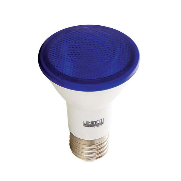 Lâmpada LED Par 20 6W Luz Azul Bivolt Luminatti