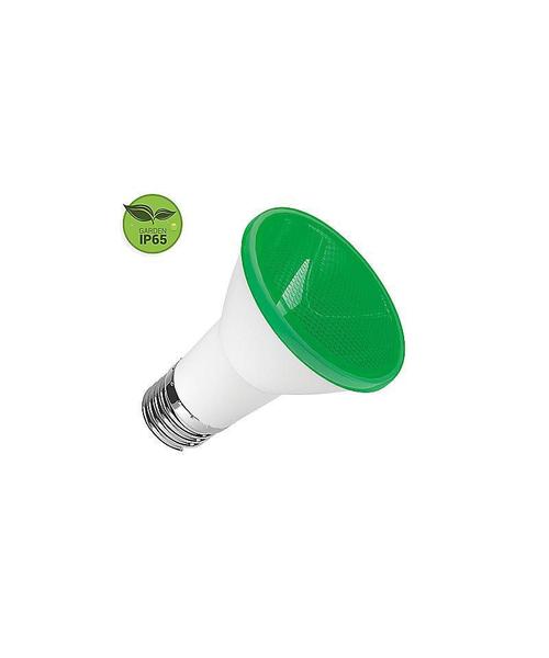 Lâmpada LED PAR20 6W IP65 Bivolt Luz Verde - Luminatti