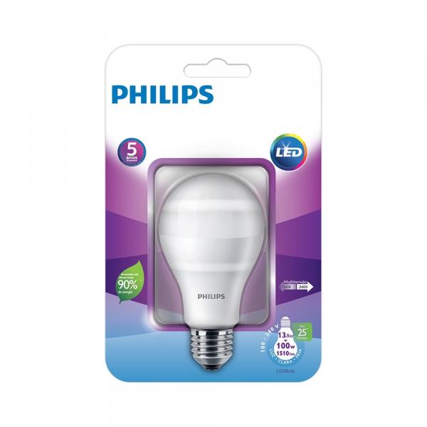 Lâmpada LED Philips Bulbo 13.5W E27 Branca 6500K 25000H Bivolt (Emb. Contém 1un.)