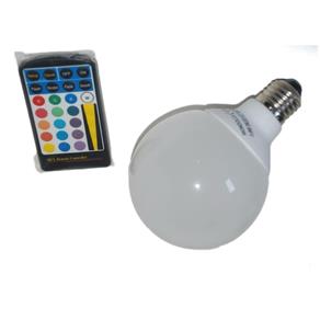 Lampada Led Rgb Colorida E27 3,8w com Controle Remoto e com Efeito