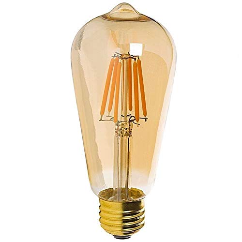 Lampada Led Vintage Pera Filamento 8w Bivolt