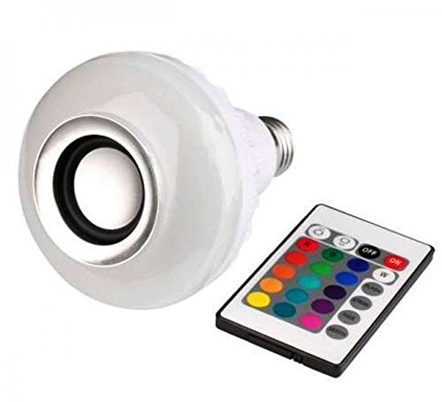 Lâmpada Multicolorido Led com Caixa de Som Bluetooth 3w