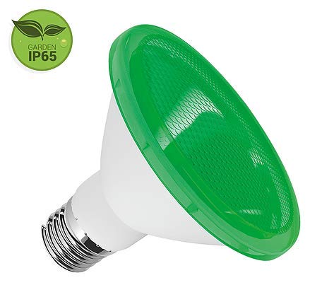 Lâmpada Par38 LED 15W Verde E27 IP65 Bivolt Luminatti