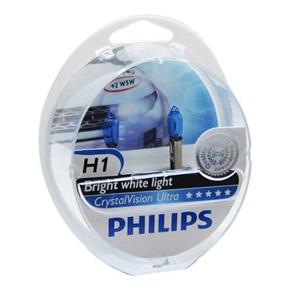 Lâmpada Philips Crystal Vision Ultra H1 4300K 12V 55W - Par
