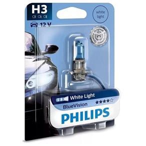 Lampada Philips H3 Blue Vision 3700K