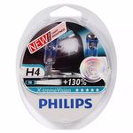 Lampada Philips H4 Xtreme Vision 3500k 55w 130% Mais Luz