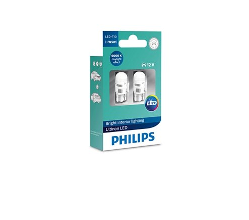 Lampada Philips Pingo Led Ultinon 6000k W5w T10 Super Branca