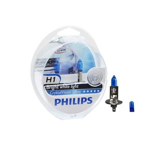 Lâmpada Super Branca Crystal Vision Ultra H1 Philips
