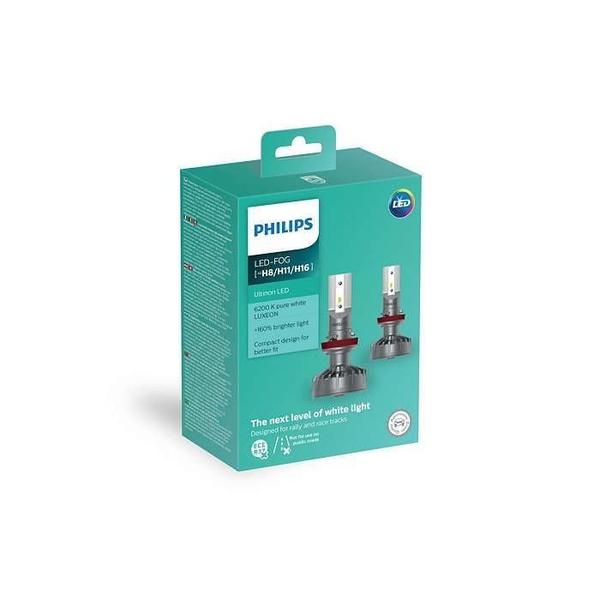 Lâmpada Super Branca Led Xtreme Ultinon H8 H11 H16 Philips