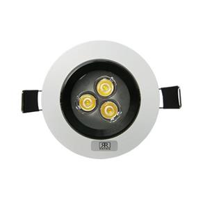 Lâmpada Super LED 3w - Branco Quente - Spot Embutir Redondo