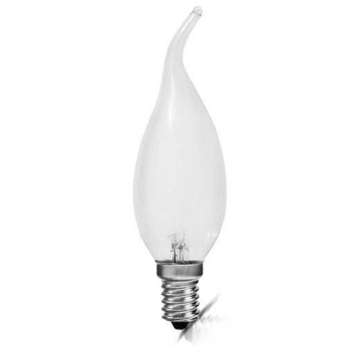 Lâmpada Vela Chama Leitosa LED Filamento 2w com Bico OPL E14 127v 3000k