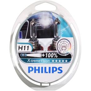 Lâmpada X-Treme Vision H11 12V 55W LPXTVH11 Philips