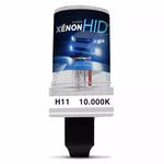 Lâmpada Xênon Reposição H11 10000K Tonalidade Azul Violeta 12V 35W