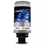 Lâmpada Xênon Reposição H16 12000k Tonalidade Azul Violeta Escuro 12v 35w