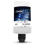 Lâmpada Xênon Reposição H7 10000K Tonalidade Azul Violeta 12V 35W