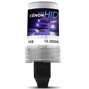 Lâmpada Xênon Reposição H8 12000K Tonalidade Azul Violeta Escura