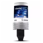 Lâmpada Xênon Reposição H8 12000K Tonalidade Azul Violeta Escuro 12V 35W