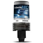 Lâmpada Xênon Reposição H9 8000K Tonalidade Azulada 12V 35W