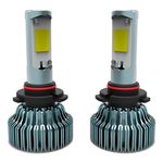Lampadas LED 6000 Lumens Fiat Grand Siena 2012 a 2015 Farol Neblina