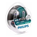 Lâmpadas Philips X-treme Vision H11 55W 12V Kit c/ 2