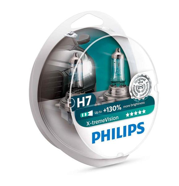 Lâmpadas Philips Xtreme Vision H7 55w 3700k 130 Original