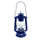 Lampião Lanterna a Querosene Azul Náutica Decoração Externo Camping Western 1005