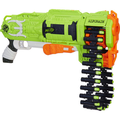 Lança Dardo Nerf Zombie Ripchain - E2156 - Hasbro