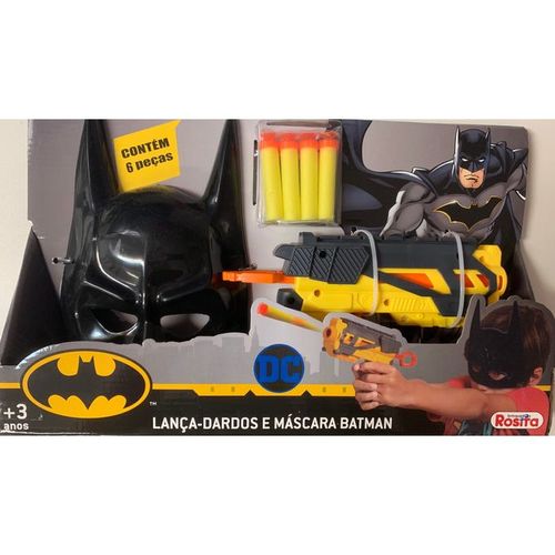 Lança Dardos e Máscara Batman - Liga da Justiça- Rosita