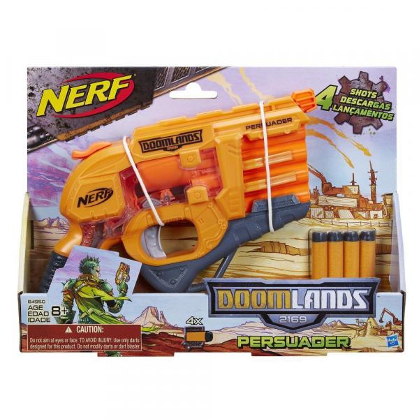Lançador de Dardos 21Cm Nerf Doomlands Persuader B4950 Hasbro