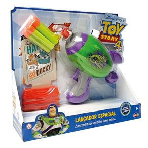 Lançador de Dardos com Alvos - Buzz - Toy Story - Lançador Espacial