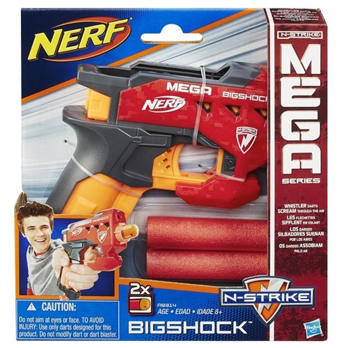 Lançador de Dardos Nerf N-Strike Mega Bigshock Hasbro