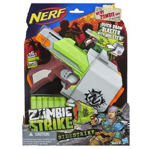 Lançador de Dardos Nerf Zombie Strike Sidestrike - Hasbro - A6765