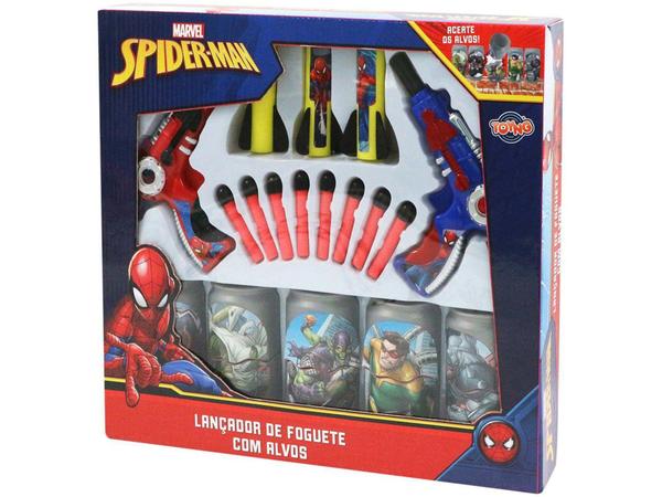 Lançador de Foguetes Marvel Homem Aranha - Toyng