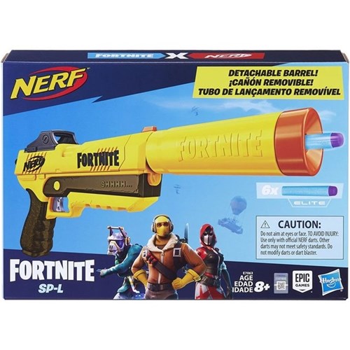 Lançador Nerf Elite Fortnite Seaky Springer Fall Hasbro