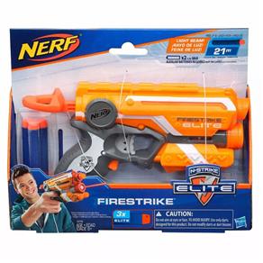 Lançador Nerf N-Strike Elite - Firestrike - Laranja - Hasbro