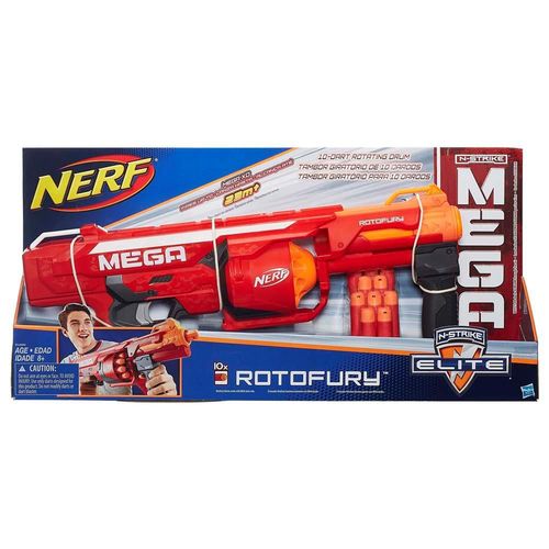 Lançador Nerf N-strike Mega Rotofury B1269 - Hasbro