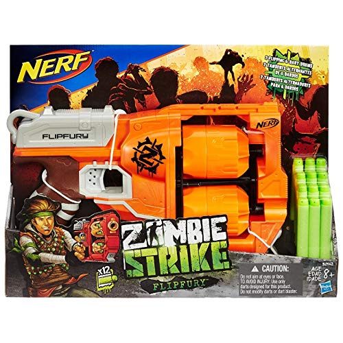 Lançador Nerf Zumbie Strike - Flipfury - Hasbro