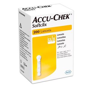 Lancetas Accu-Chek Soft Clix 200 Unidades Roche
