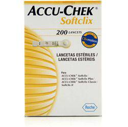 Tudo sobre 'Lancetas Accu-Chek Soft Clix C/ 200 Unidades - Roche'