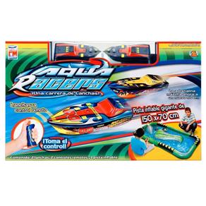 Lancha com Pista Inflável MultiKids Aqua BR208 Racer Deluxe
