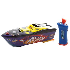 Lancha Multikids Aqua Racer - Amarelo e Preto - Embalagem Indivídual
