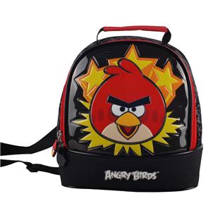 Lancheira Santino Poliéster Angry Birds ABL503103 - Vermelha